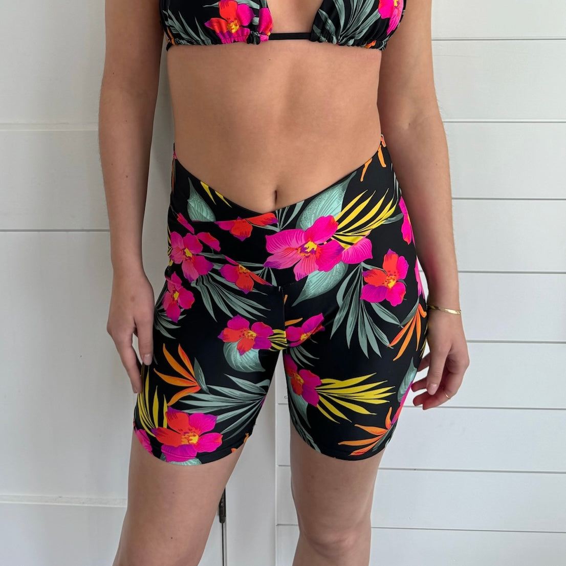 Tropical Crush Bike Shorts