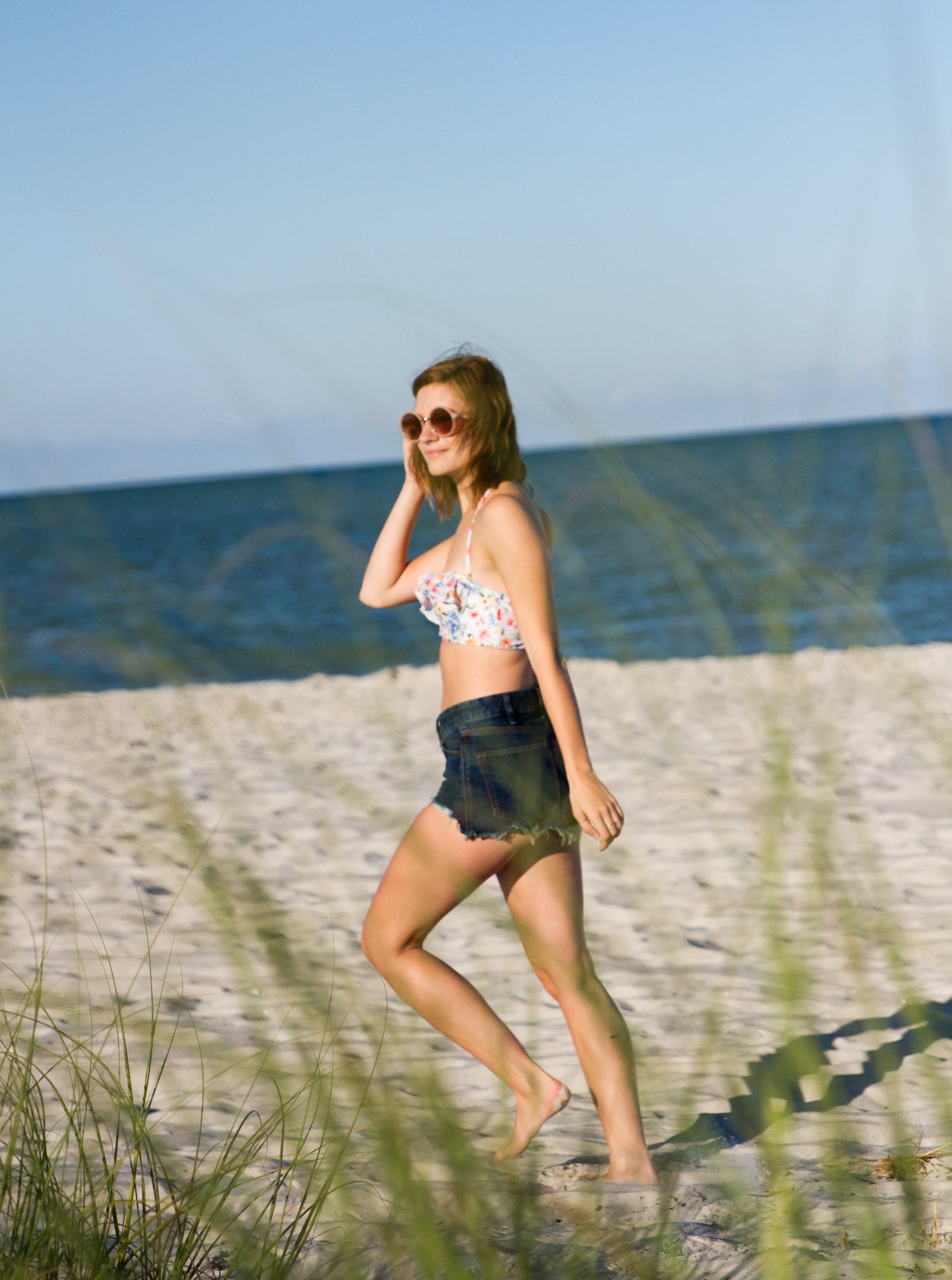 Beautiful Bouquet Bustier Bikini Top